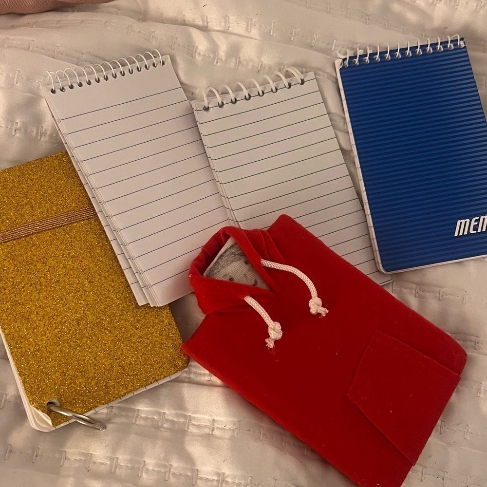 FREE W/ PURCHASE Mini Notebooks + Cuecards